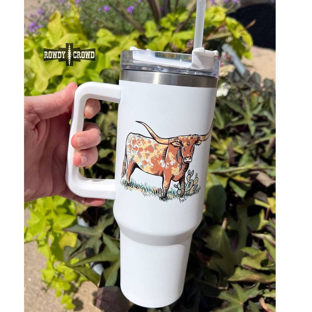 No Bull 40 oz Stainless Steel Insulated Tumbler wth Handle